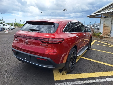 Two units Mercedes Benz EQC 400 AMG Red wine and Gray EV